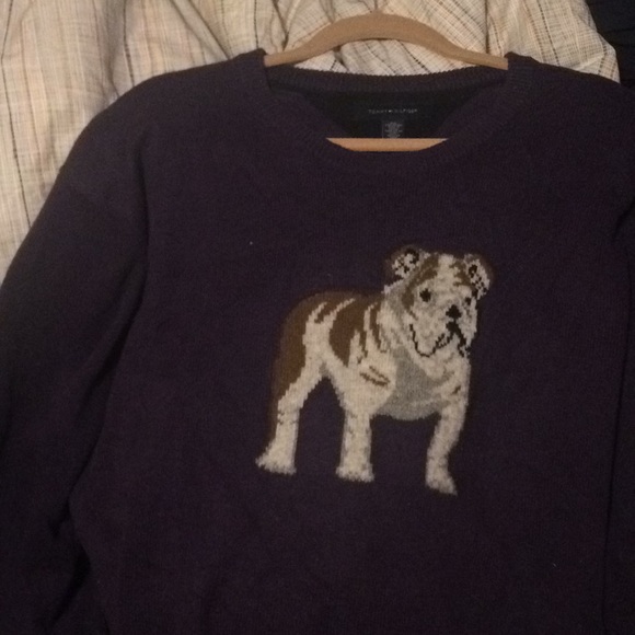 tommy hilfiger bulldog sweater